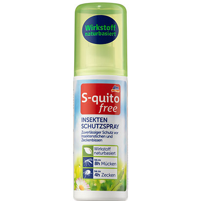 Защитный спрей от насекомых S-quito free Tropisches 100 мл.