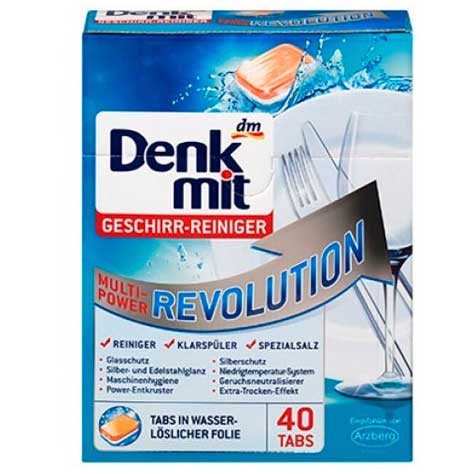 Таблетки Для ПММ Denkmit Revolution 40 шт