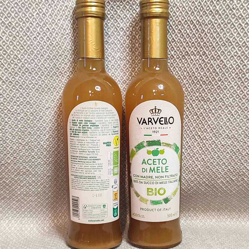     Яблучний оцет Aceto di Mele Bio нефільтрований, з маткою 500мл Італія