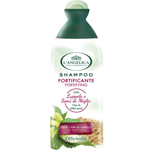 Шампунь L'Angelica Fortificante для всех типов волос с хмелем и семенами проса 250 мл