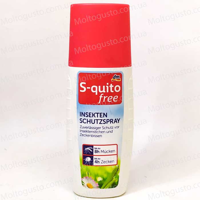 Защитный спрей от насекомых S-quito free 100 мл Германия
