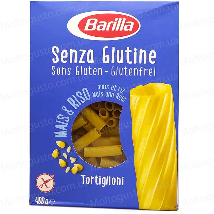 Паста без глютена Barilla Tortiglioni Sensa Glutine 400г