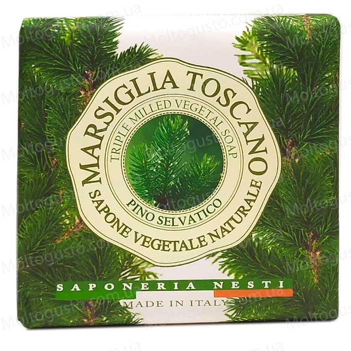  Nesti Dante мыло растительное Marsiglia Toscano Дикая Сосна Pino Selvatico 200г Италия