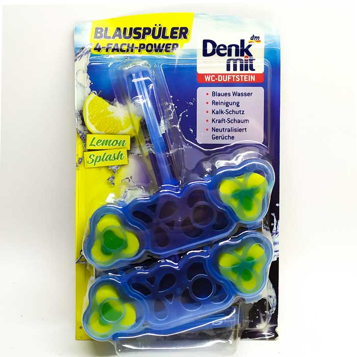 Denkmit освежитель WC Blauspüler Lemon Splash