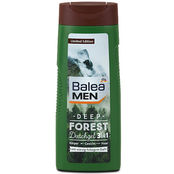 Balea гель для душа Men 3in1 Deep Forest 300 мл Германия