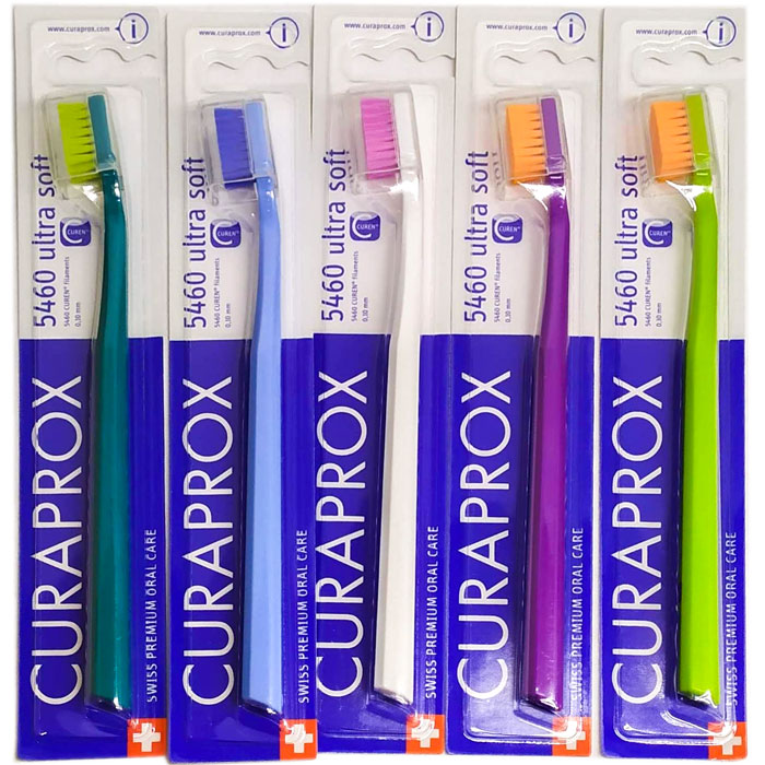 Зубные щетки Curaprox 5460 Ultra Soft (Швейцария) 1шт в ассортименте