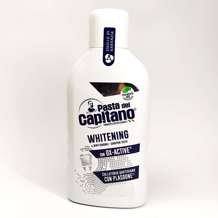 Capitano ополаскиватель для полости рта для отбеливания зубов 400мл Италия