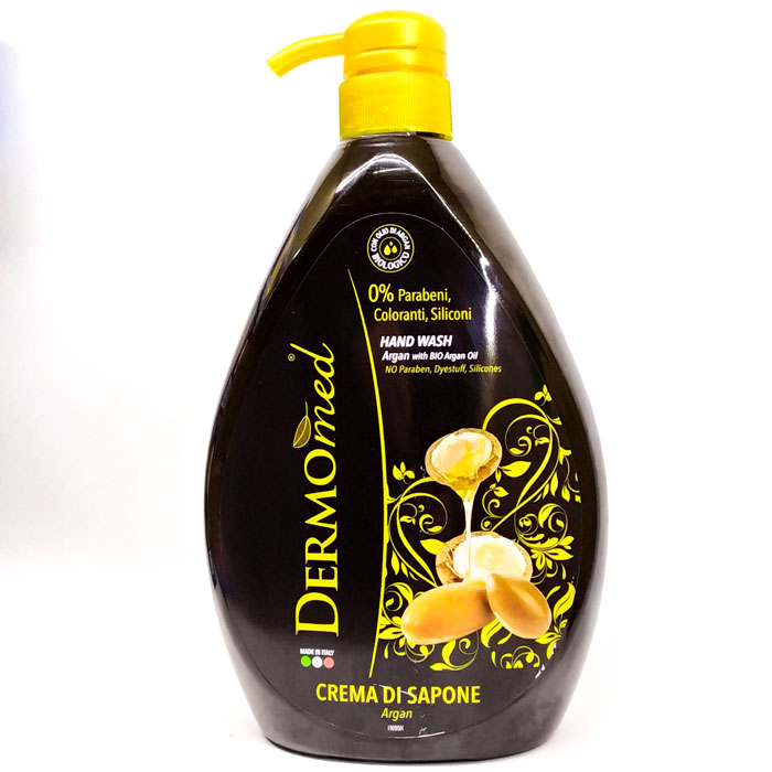  Dermomed Crema di Sapone Argan жидкое крем-мыло 1000 мл Италия