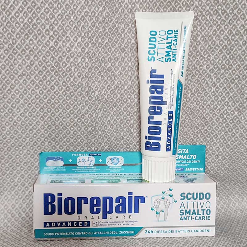 BioRepair Scudo attivo Зубная паста Активная защита 75 мл Италия