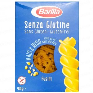 Паста без глютена Barilla Fusilli Sensa Glutine 400г