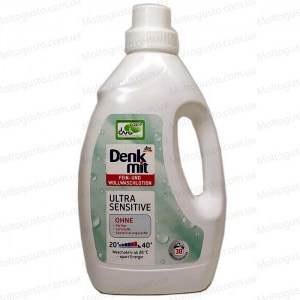 Denkmit Fein-und Wollwaschlotion Ultra Sensitive - гель для стирки для детского деликатного и шерсти 1,5 л Германия