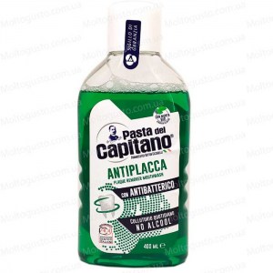 Capitano Antiplacca ополаскиватель от зубного налета   400мл Италия