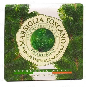  Nesti Dante мыло растительное Marsiglia Toscano Дикая Сосна Pino Selvatico 200г Италия