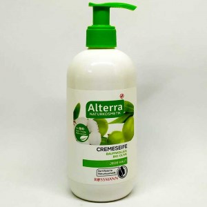 Мыло жидкое Alterra Naturkosmetik Хлопок и Оливки 300 мл Германия