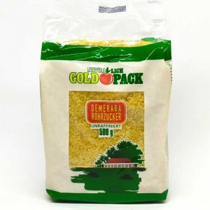 Сахар тростниковый нерафинированый Demerara Goldpack 500г Польша