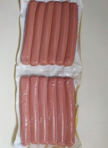 Сосіски Wudy з курятини,та індейки 1 кг Італія 210 грн