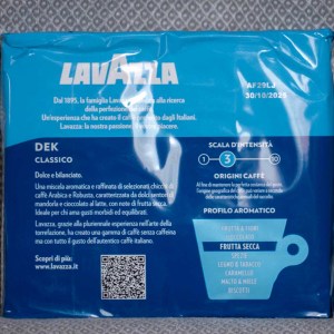 Lavazza DEK кофе молотый без кофеина 250г