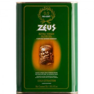   Масло оливковое нефильтрованное Extra Virgin Agourelaio Nikolaou Family ZEUS 3л Греция