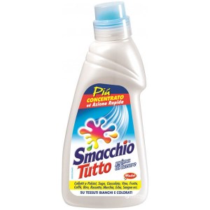 Пятновыводитель универсальный для белых и цветных вещей со щеточкой Smacchio Tutto 250 мл