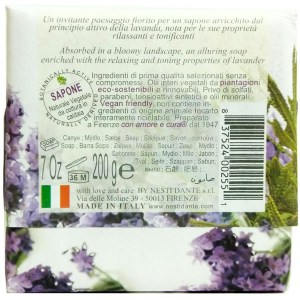 Nesti Dante Мыло растительное Тосканская Лаванда 200г Италия