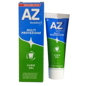 Зубная паста-гель AZ Carie Gel + Fluoro Attivo 75мл Италия