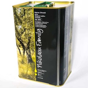 Масло оливковое Extra Virgin Nikolaou Family 3л Греция