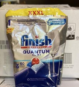 Таблетки для ПММ Finish Quantum Max PowerBall 60 шт