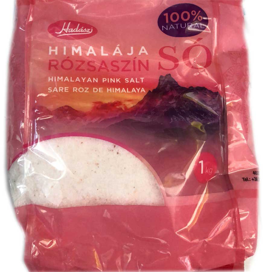 Сіль рожева гималайська дрібна Hadaszi 1кг